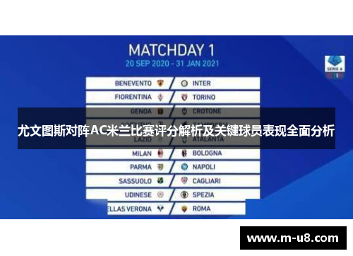 尤文图斯对阵AC米兰比赛评分解析及关键球员表现全面分析