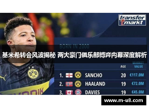 基米希转会风波揭秘 两大豪门俱乐部博弈内幕深度解析